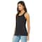 BELLA+CANVAS® Dark Gray Heather Women's Flowy Racerback Tank